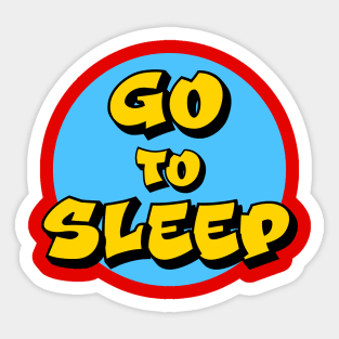 Go To Sleep Music Sticker